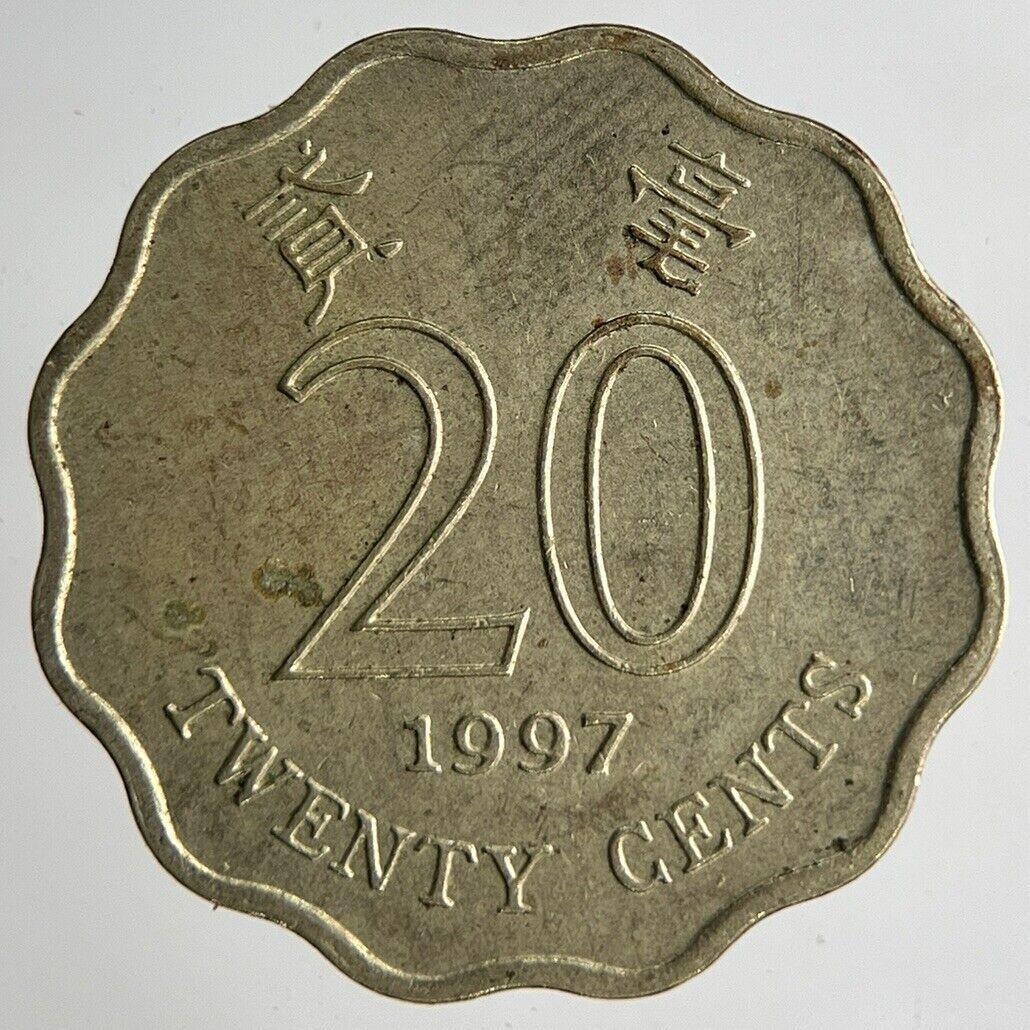 1997 Hong Kong 20 Cents Coin | Fine Collectable Grade