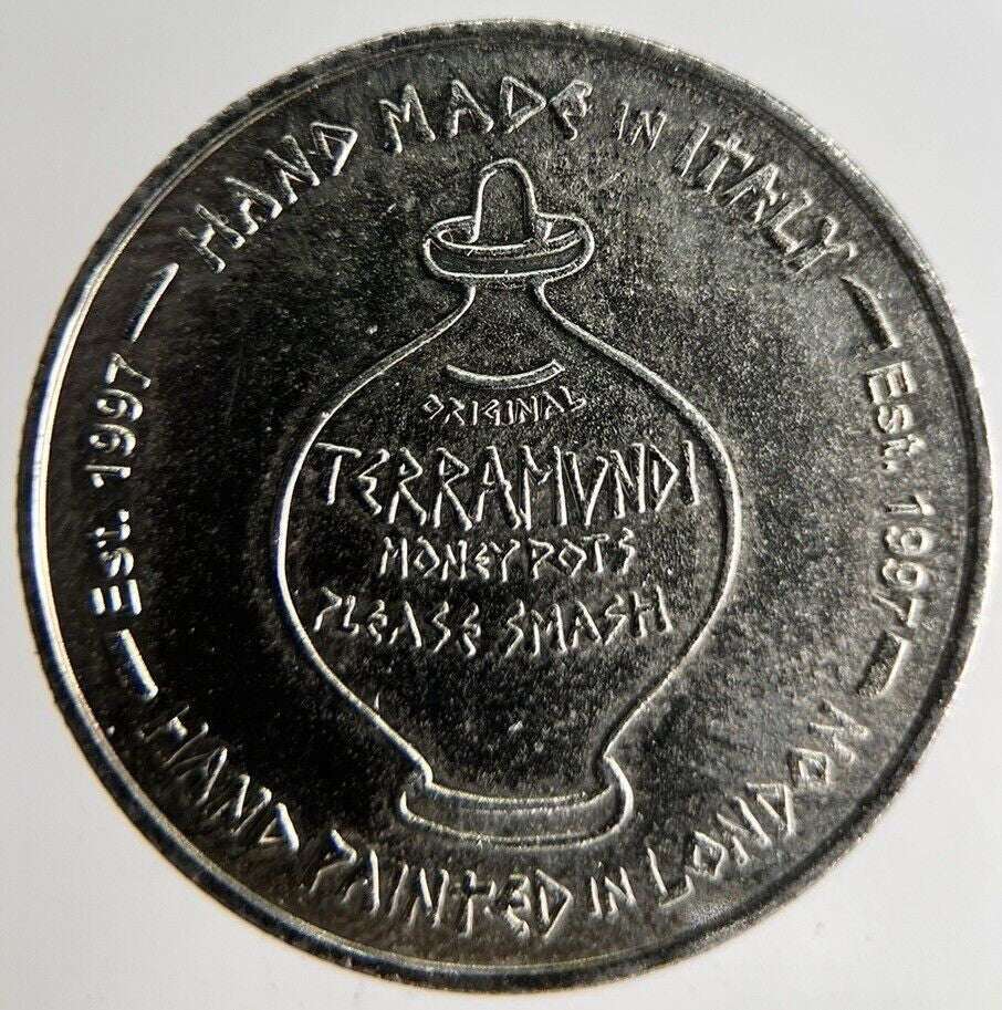 1997 Italy Terramvndi Please Smash Token Coin | Fine Collectable Grade