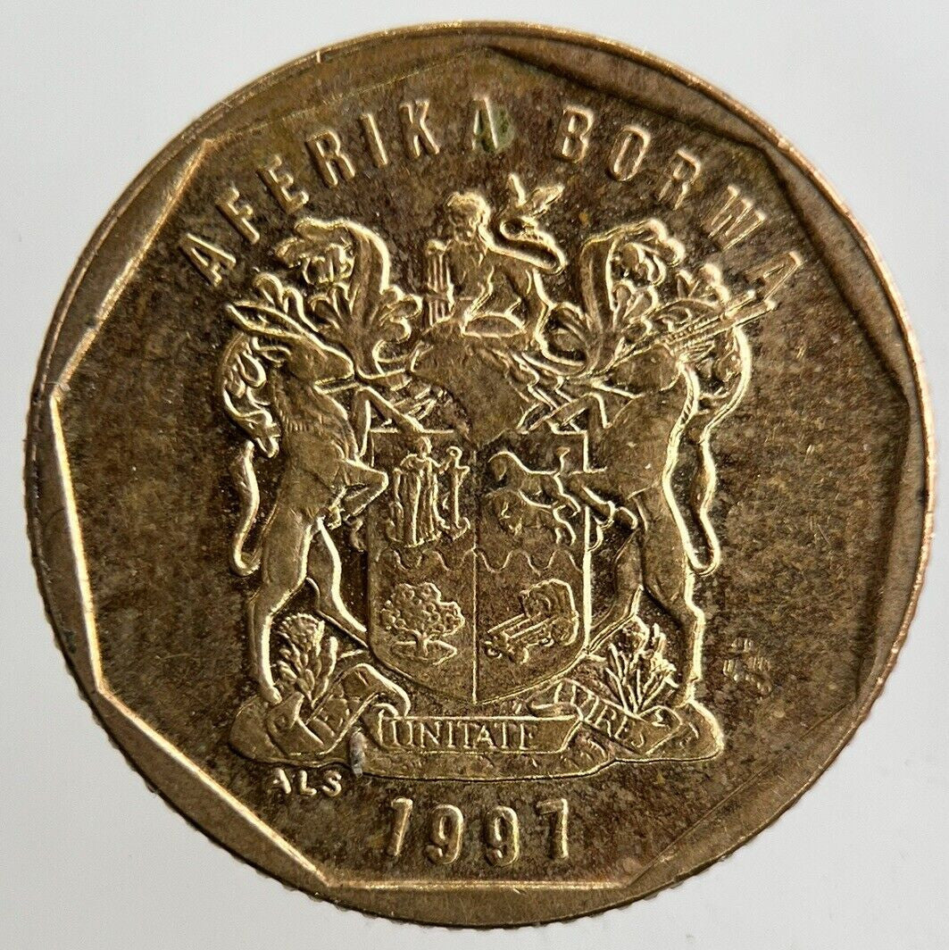1997 South Africa 20 Cents Coin | Fine Collectable Grade