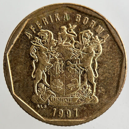 1997 South Africa 20 Cents Coin | Fine Collectable Grade