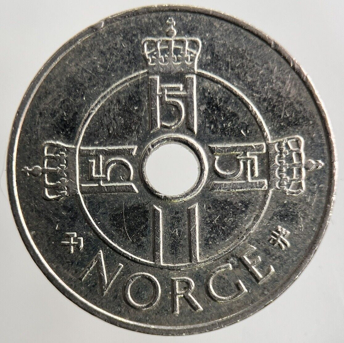 1997 Norway 1 Krone Coin | Fine Collectable Grade