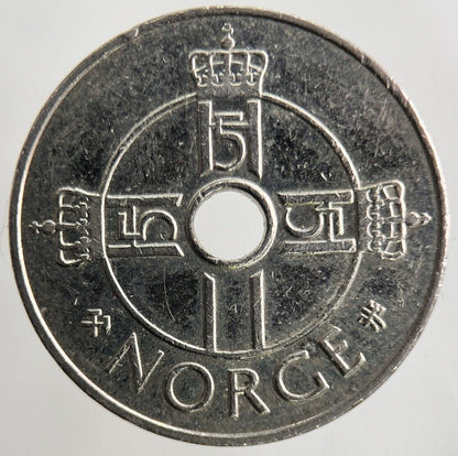 1997 Norway 1 Krone Coin | Fine Collectable Grade