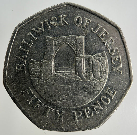 1997 Jersey 50p Fifty-Pence Coin | Fine Collectable Grade