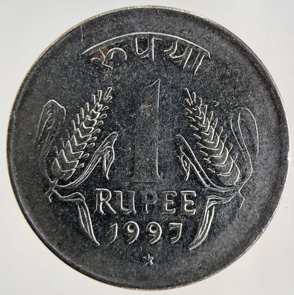 1997 India 1 Rupee Coin | Fine Collectable Grade