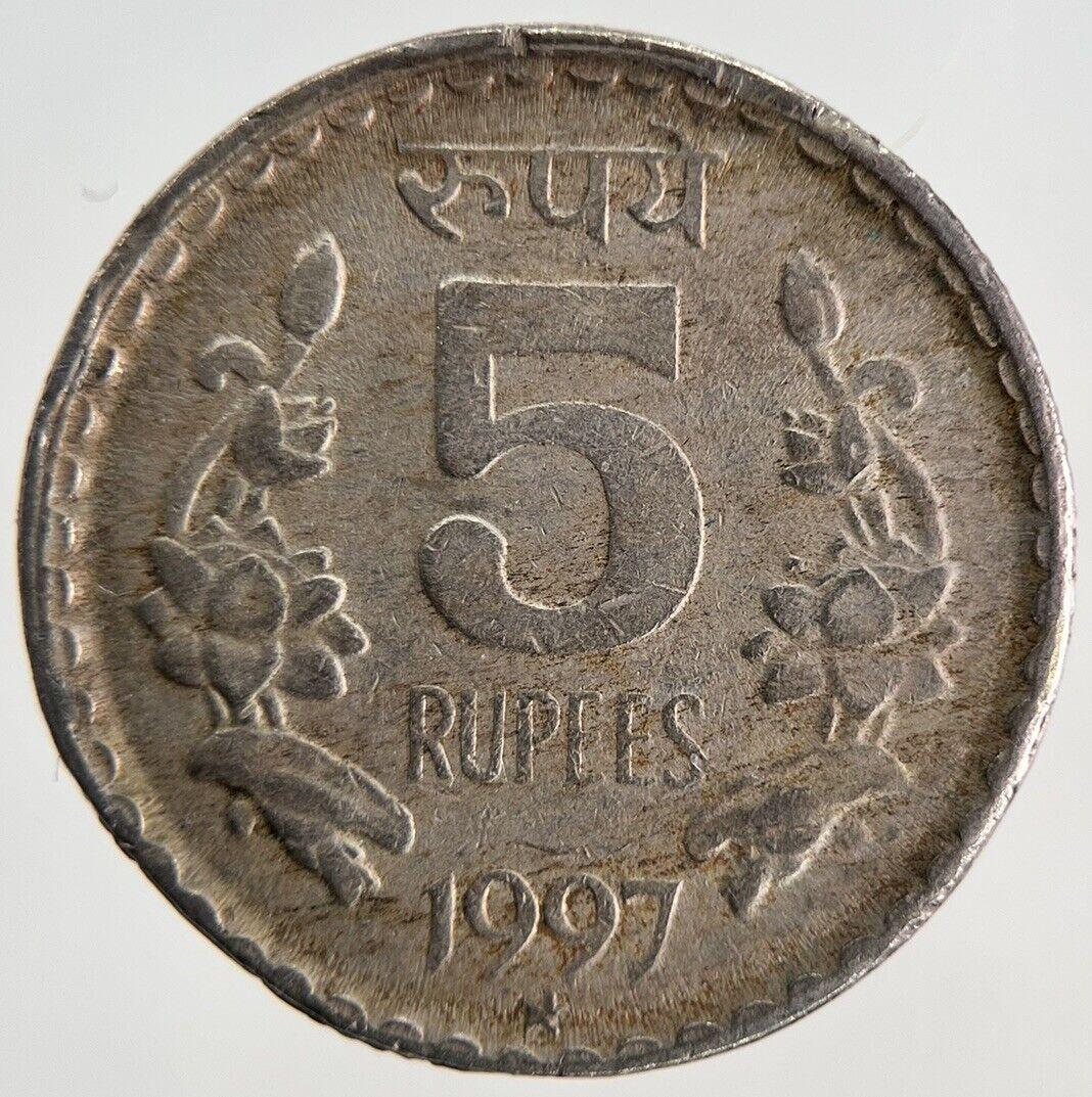1997 India 5 Rupees Coin | Fine Collectable Grade