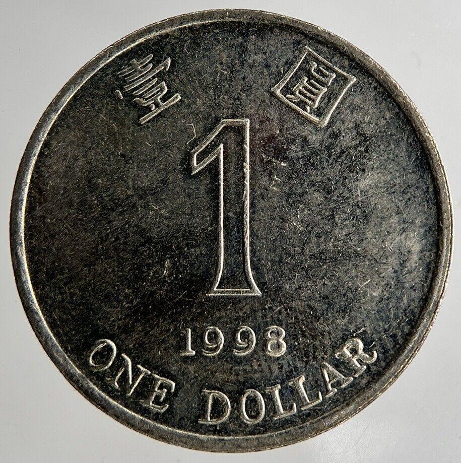 1998 Hong Kong 1 One Dollar Coin | Fine Collectable Grade