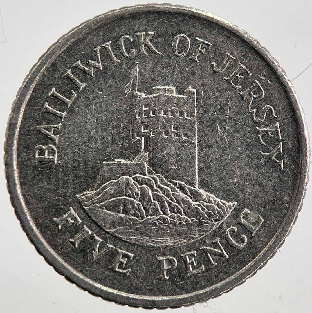 1998 Jersey 5p Five-Pence Coin | Very High Grade | a4979