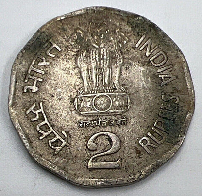 1998 India 2 Rupee Coin | Collectable Grade | a534
