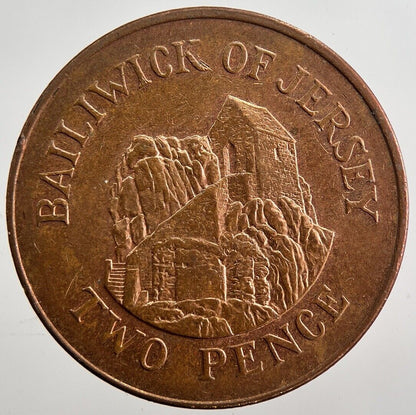 1998 Jersey 2p Two-Pence Coin | Very High Grade | a4967