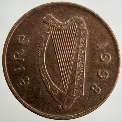 1998 Irish 2p Two-Pence Coin | Fine Collectable Grade