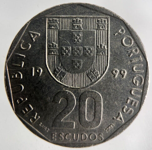 1999 Portugal 20 Escudos Coin | Fine Collectable Grade