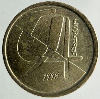 1998 Spain 5 Pesetas Coin | Fine Collectable Grade