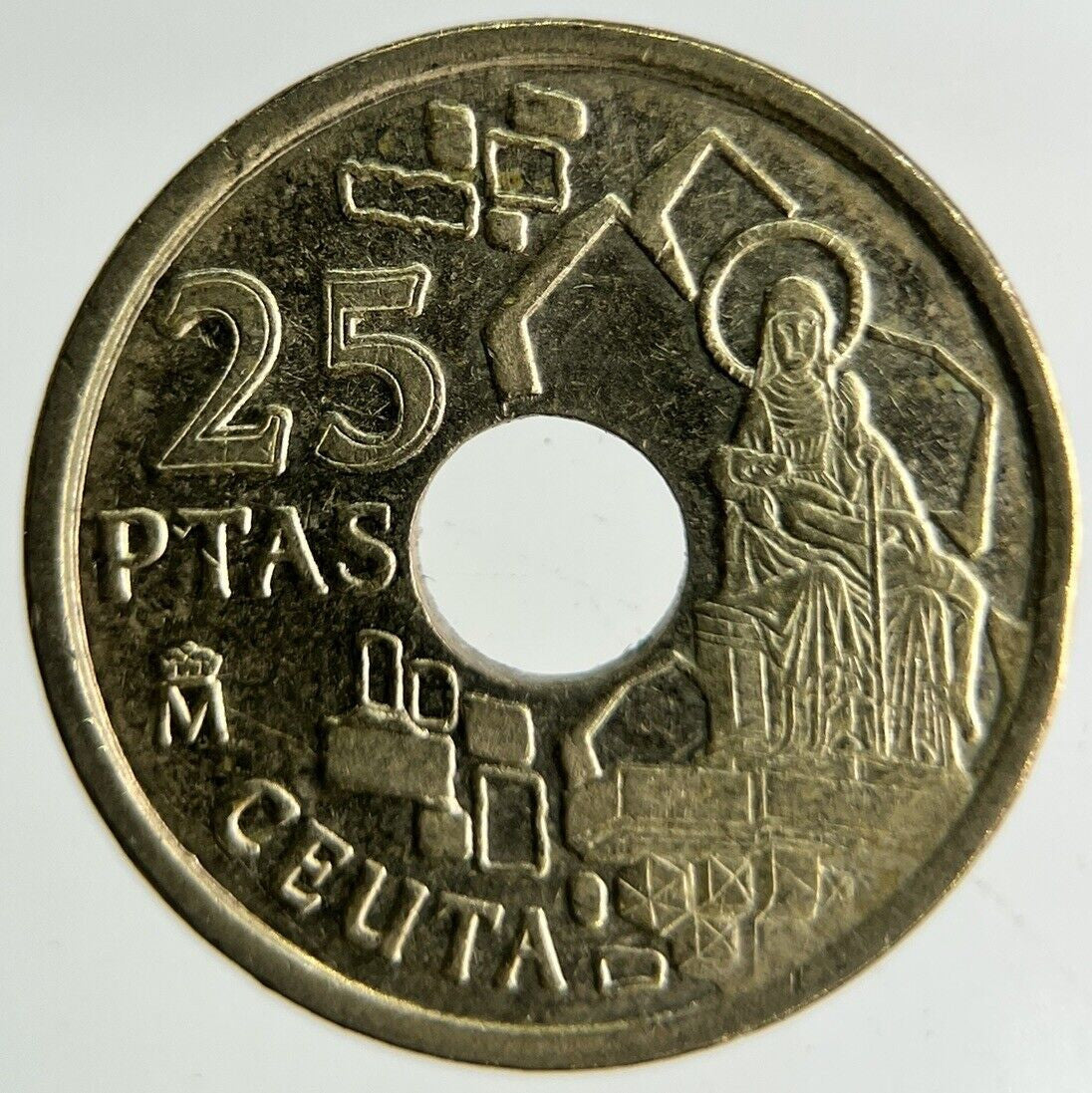 1998 Spain 25 Pesetas Coin | Fine Collectable Grade
