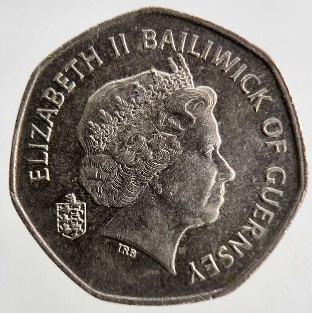 1999 Guernsey 20p Twenty-Pence Coin | Fine Collectable Grade