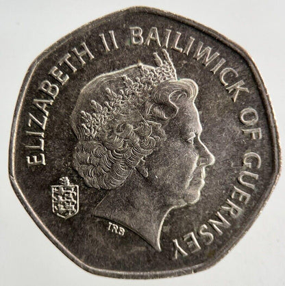 1999 Guernsey 20p Twenty-Pence Coin | Fine Collectable Grade