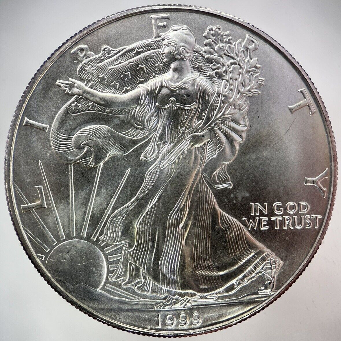 1999 American Silver Eagle 1oz Silver Coin | Very High Grade