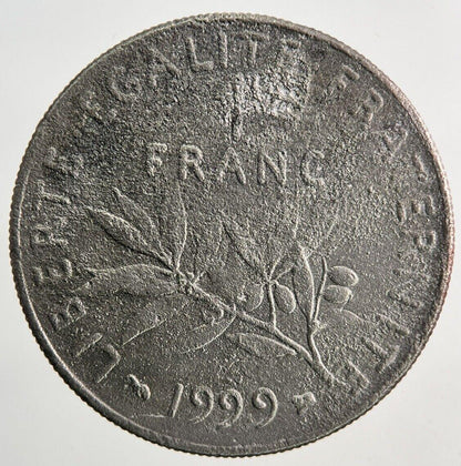 1999 France 1 Franc Coin | Fine Collectable Grade