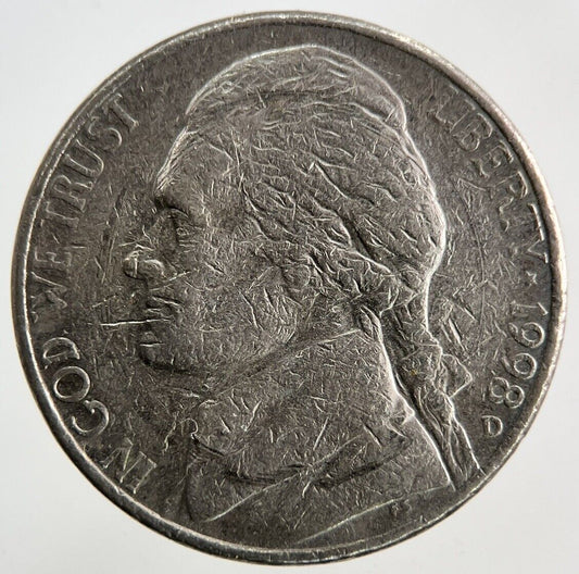 1998-D US USA Nickel Coin | Collectable Grade