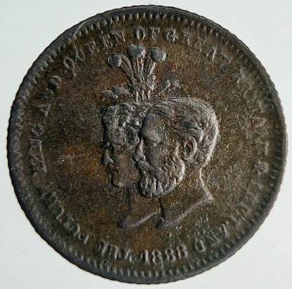 19th Century Queen Victoria Toy Money Token Coin | Fine Collectable Grade
