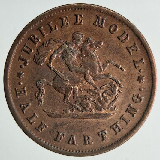 19th Century Queen Victoria Toy Money Token Coin | Fine Collectable Grade