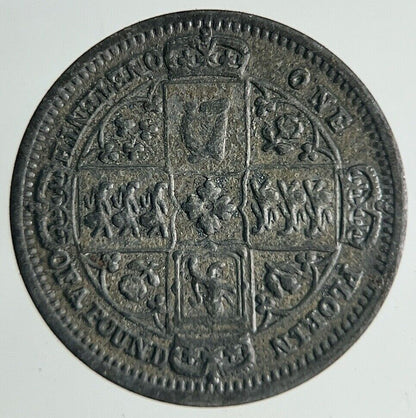 19th Century Queen Victoria Toy Money Token Coin | Fine Collectable Grade