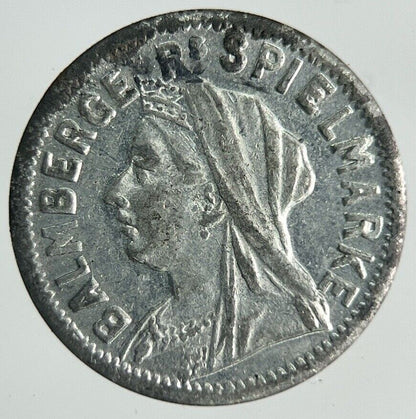 19th Century Queen Victoria Toy Money Token Coin | Fine Collectable Grade