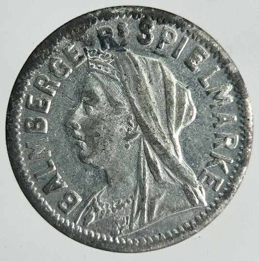 19th Century Queen Victoria Toy Money Token Coin | Fine Collectable Grade