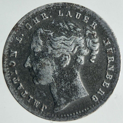 19th Century Queen Victoria Toy Money Token Coin | Fine Collectable Grade