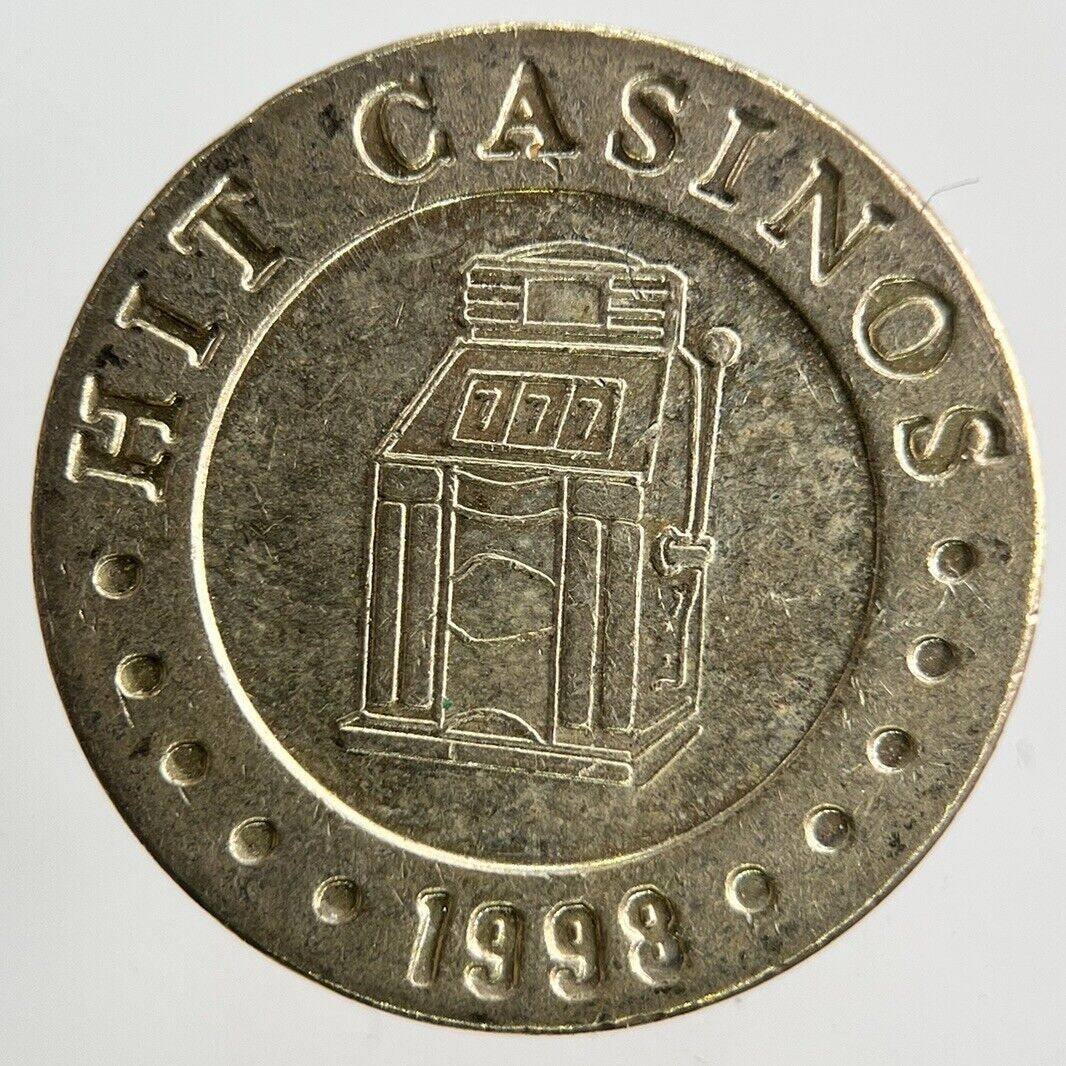 1998 US USA Hit Casinos Nova Gorica Token Coin | Fine Collectable Grade