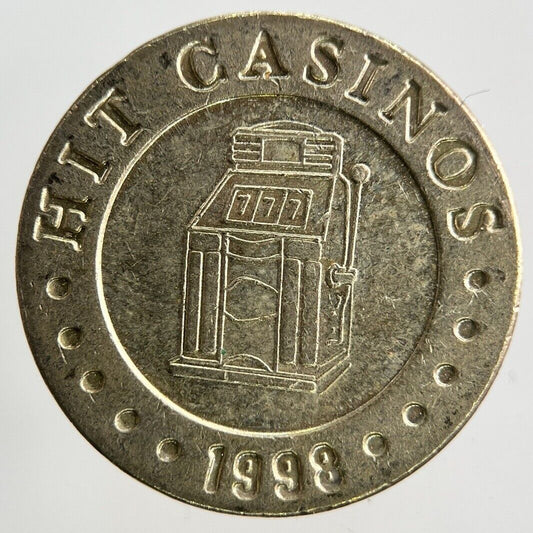 1998 US USA Hit Casinos Nova Gorica Token Coin | Fine Collectable Grade