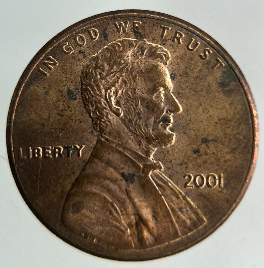 2001 US USA One Cent Coin | Fine Collectable Grade