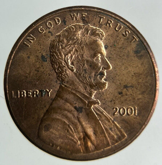 2001 US USA One Cent Coin | Fine Collectable Grade