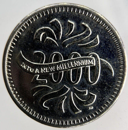 2000 US USA Bill Gates Millennium Token Coin | Fine Collectable Grade