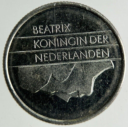 2001 Netherlands 10 Cents Silver Coin | Fine Collectable Grade