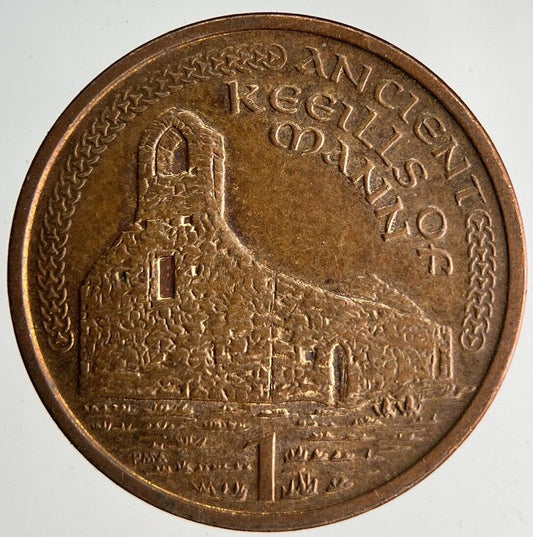 2000 Isle Of Man 1p One Penny Coin | Very Fine Grade