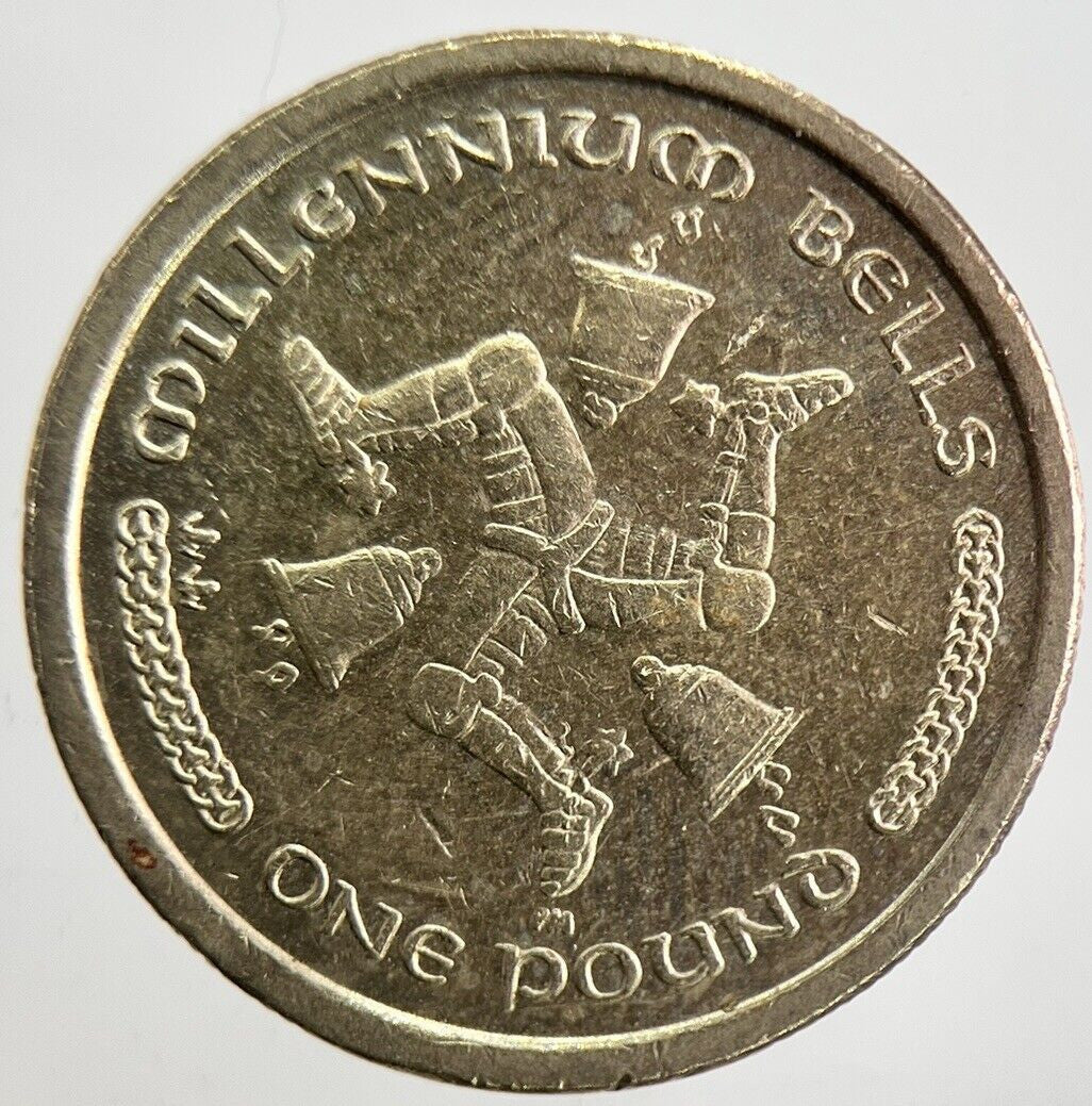 2001 Isle of Man £1 One Pound Coin | Collectable Grade | a4792