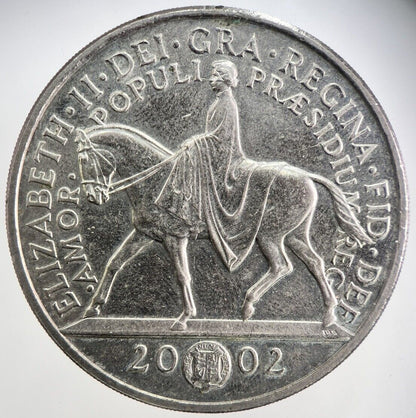 2002 £5 Elizabeth II Gold Jubilee Coin | Very High Grade | a3781