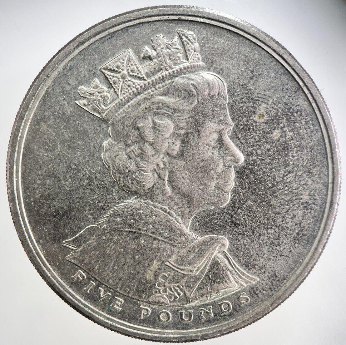 2002 £5 Elizabeth II Gold Jubilee Coin | Very High Grade | a3781