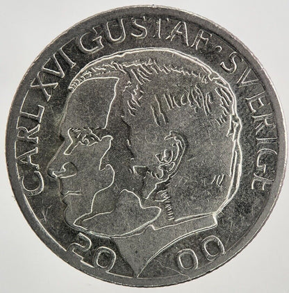 2000 Sweden 1 Krona Coin | Very High Grade