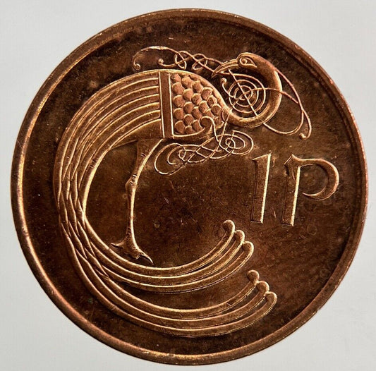 2000 Irish 1p One-Pence Coin | Fine Collectable Grade