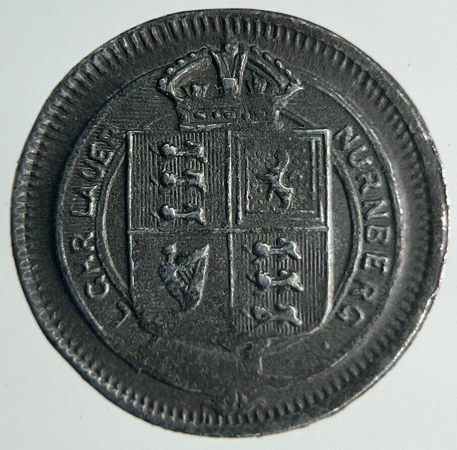 19th Century Queen Victoria Toy Money Token Coin | Fine Collectable Grade