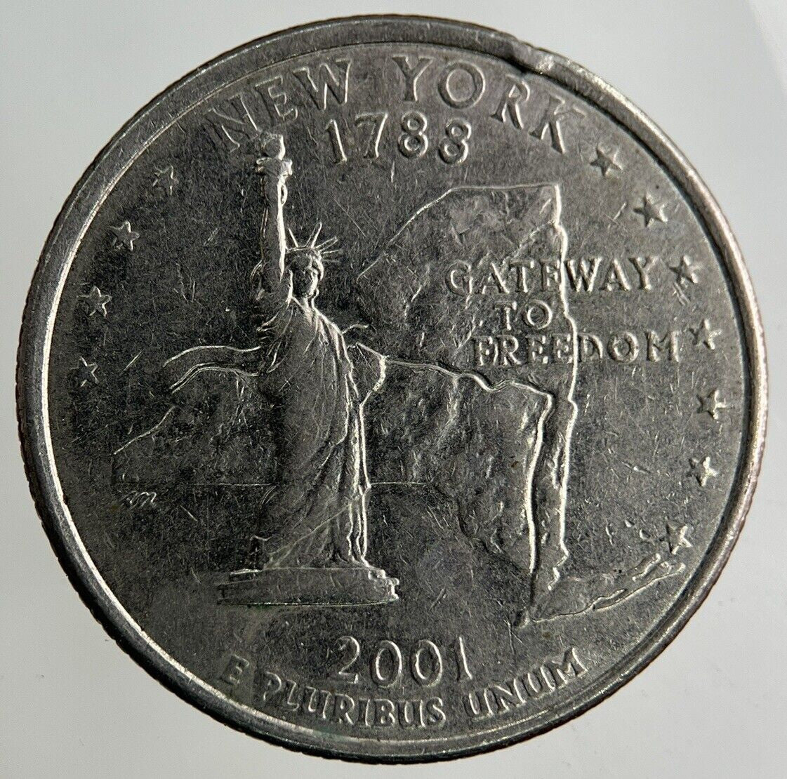 2001 US USA Quarter Dollar Coin | Fine Collectable Grade