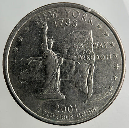 2001 US USA Quarter Dollar Coin | Fine Collectable Grade