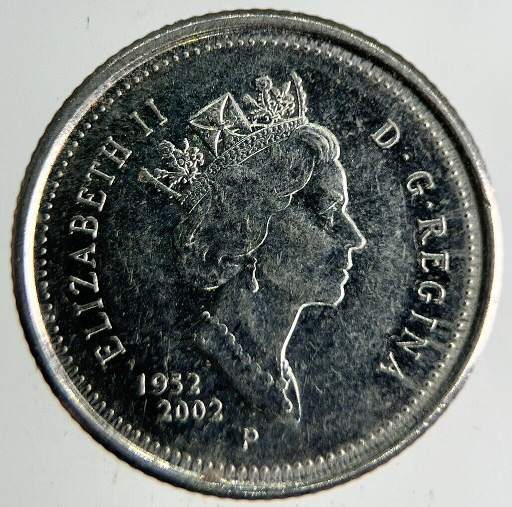 2002 Canada 10 Cents Coin | Fine Collectable Grade
