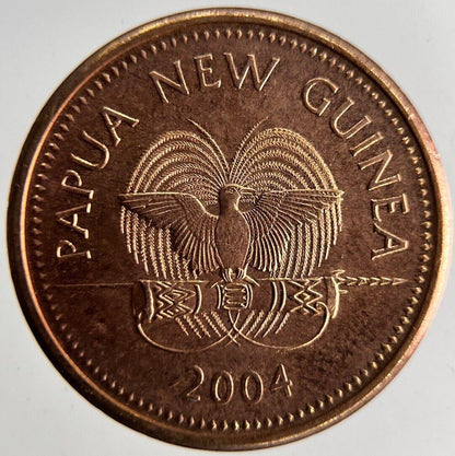 2004 Papua New Guinea 2-t Toea Coin | Fine Collectable Grade
