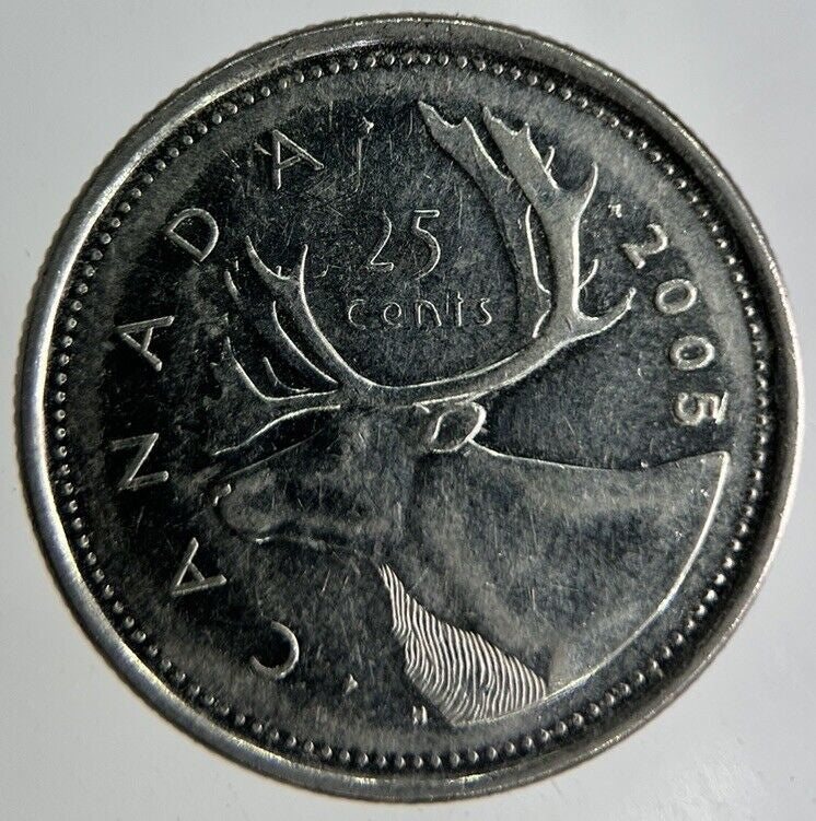 2005 Canada 25 Cents Coin | Fine Collectable Grade
