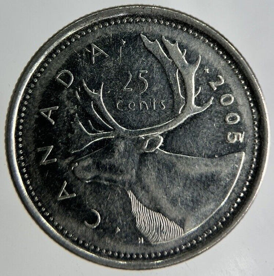 2005 Canada 25 Cents Coin | Fine Collectable Grade