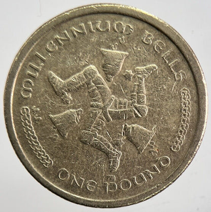2002 Isle of Man £1 One Pound Coin | Collectable Grade | a4791