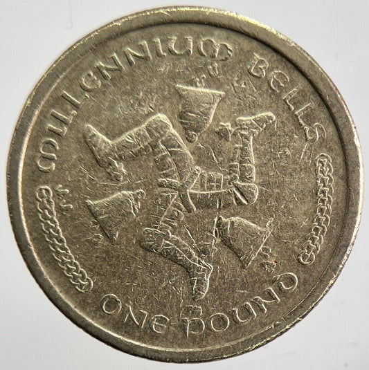 2002 Isle of Man £1 One Pound Coin | Collectable Grade | a4791