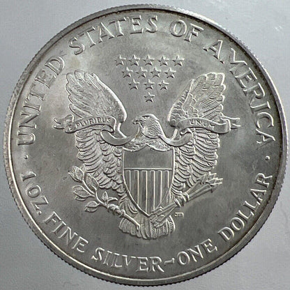 2002 American Silver Eagle Coin 1oz Silver Coin | a3942